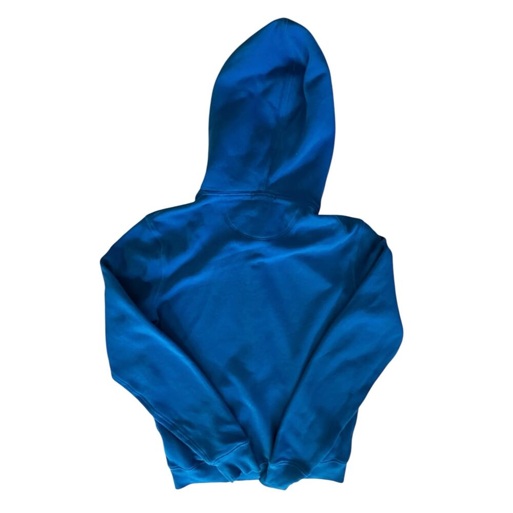 Burberry Brit Blue Zip Hoodie SP Quiet Luxury Designer Athleisure Check Lined - Picture 6 of 11